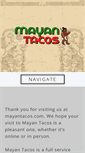 Mobile Screenshot of mayantacos.com